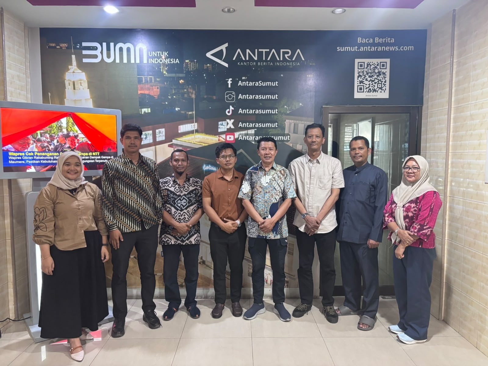 Memperkuat Sinergi Pembangunan Daerah, Lembaga L-KHP Bersilaturahmi ke LKBN ANTARA Biro Sumut